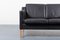 Black Leather 2-Seater Sofa from Mogens Hansen, Denmark, Image 3