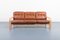 Vintage 3-Sitzer Sofa mit Gestell aus Kiefernholz im skandinavischen Design 2