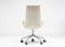 White Leather High Back Bird Chairs on Wheels by Fabricius & Kastholm, 1980s, Image 7