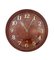 Art Deco Oak Zenith Wall Clock, 1930s 1