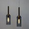 Scandinavian Brass and Smoked Glass Ceiling or Window Pendants, 1960s, Set of 2, Image 7