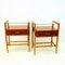 Comodini Mid-Century in teak e faggio, Norvegia, anni '50, set di 2, Immagine 2