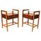 Comodini Mid-Century in teak e faggio, Norvegia, anni '50, set di 2, Immagine 1