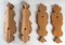 Wooden Supports for Wall Lamps, Set of 4 9