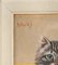 Dipinto raffigurante un gatto di Burkhard Katzen-Flury, Immagine 2