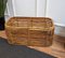 Italian French Riviera Basket Container in Bamboo Rattan, 1960s 6