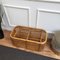 Italian French Riviera Basket Container in Bamboo Rattan, 1960s 5
