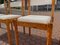 Danish Pine and Canvas Chairs, 1970s, Set of 4 8