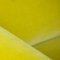 Poltrona girevole in metallo cromato e velluto giallo, Scandinavia, anni '60, Immagine 6