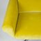 Fauteuil Scandinave avec Base Pivotante en Chrome et Velours Jaune, 1960s 3