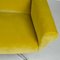 Scandinavian Lounge Chair with Swivel Chrome Base and Yellow Velvet, 1960s 4