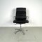 Chaise ICF Soft Pad Group en Cuir Noir par Charles et Ray Eames pour Herman Miller, 1960s 1