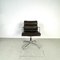 Soft Pad Group Chair in Brown Leather by Charles and Ray Eames for Herman Miller, 1960s 1