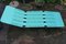 Vintage Deck Chair in Turquoise Green, 1960s 4