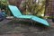 Vintage Deck Chair in Turquoise Green, 1960s, Image 1