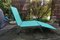 Vintage Deck Chair in Turquoise Green, 1960s 6