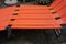 Vintage Deck Chair in Bright Orange, 1960s, Image 5