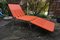 Vintage Deck Chair in Bright Orange, 1960s, Image 1