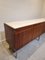 Rosewood Sideboard with Travertine Top attributed to Etienne Fermigier, France, 1961 15