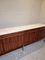 Rosewood Sideboard with Travertine Top attributed to Etienne Fermigier, France, 1961 13