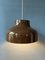 Mid-Century Brown Metal Pendant Light, 1970s, Image 6