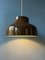 Mid-Century Brown Metal Pendant Light, 1970s 5