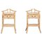 Mid-Century English Bamboo Bedside Tables, 1950s, Set of 2, Image 1