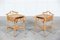 Tables de Chevet Mid-Century en Bambou, Angleterre, 1950s, Set de 2 3