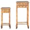 Mid-Century French Bamboo Side Tables, 1950s, Set of 2, Image 1