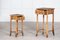 Tables d'Appoint Mid-Century en Bambou, France, 1950s, Set de 2 4