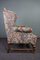 Antique Upholstered Ear Chair, Image 5