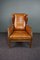 Ear Club Chair in Cowhide Leather 1