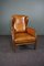 Ear Club Chair in Cowhide Leather 3