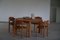 Poltrone moderne in pino di Rainer Daumiller, Danimarca, anni '70, set di 6, Immagine 4