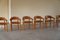 Fauteuils Modernes en Pin par Rainer Daumiller, Danemark, 1970s, Set de 6 15