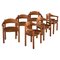 Danish Modern Armchairs in Pine by Rainer Daumiller, 1970s, Set of 6, Image 1