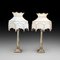 Early 20th Century Neo-Classical Brass Table Lamps, Set of 2 1