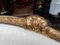 Chaise Longue victoriana de madera dorada, Imagen 4