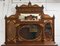 Victorian Sideboard in Mahogany Inlaid with Mirror Back, 1890 3