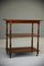 Edwardian Walnut 3-Tier Trolley 1