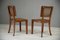 Colonial Style Teak & Cane Occasional Chairs, Set of 2 9
