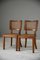 Colonial Style Teak & Cane Occasional Chairs, Set of 2, Image 7