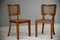 Colonial Style Teak & Cane Occasional Chairs, Set of 2 3