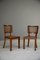 Colonial Style Teak & Cane Occasional Chairs, Set of 2 1