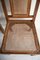 Vintage Teak & Cane Chair & Stool, Set of 2 5