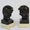 Art Deco Bookends in Black Marble, Belgium, Set of 2, Image 2