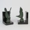 Art Deco Bird Bookends from Max Le Verrier, Set of 2 5