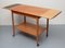 Vintage Serving Trolley in Light Oak from Dyrlund, 1965, Image 3