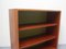 Vintage Bookshelf in Walnut with Green Back Wall, 1965, Image 5