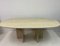 Vintage Oval Dining Table in Travertine, 1970s 12